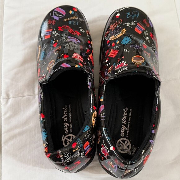 Easy Works Slip resistant Hot Coffee Black , Work shoes size 8.5 tiffany - Picture 2 of 14